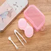 4 in 1 kits Companion boxes with Hanging hole contact box Eyeglasses Case Dressing cases