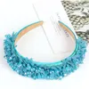 Barokke kristal kralen hoofdband voor vrouwen vintage kant bloem spons haarband bruids bruiloft hoofddeksel haaraccessoires