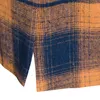 Trenchs de Trenchs pour homme Mode Streetwear Mid-Long Woolen Overcoat 2021 Collier de retournement solide simple à poitrine unique Plaid long