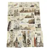 Закладка 30 шт. Разные европейские сцены Винтаж Франция Париж Эйфелева башня