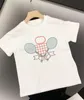 キッズTシャツ夏の男の子の女の子のレター印刷シャツデザイナーカジュアルプリントファッションティートップ9278427