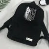 Atak na Titan Shingeski Brak Kyojin Plecak Kawaii Travel Plecaki Bolso Mujer Sac a dos