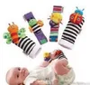 Sozzy Handgelenkrassel Fußfinder Babyspielzeug Babysocken Lamaze Plüsch Handgelenkrasseln + Fuß Kindersocke