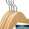 5Pcs Non-Slip Wooden Hangers For Adult Suit Garments Clothes Jeans Pants Coat Dress Drying Racks Holder Home Storage