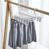 Kleiderbügel Racks Faltbare Hosen Jogger Rack Platzsparend Closet Organizer Kleidung Röcke Kleiderbügel Mit Klemme Tragbare Hosen Shorts