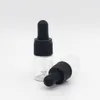 2022 Empty 1ml 2ml 3ml 5ml Clear Glass Dropper Bottle Mini GlassS Essential Oil bottle With Hose Vial