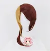 Maschere per feste Rutile Parrucca Cosplay Houseki No Kuni Costume Play Parrucche Costumi corti rossi per Halloween Capelli A555