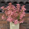 Decoratieve bloemen kransen 70 cm 2 stks kunstmatige gipsperie roze plastic bloemenbloembundel diy arrangement bruiloft el huisdecoratie planten