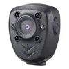 Full HD 1080p Police Body Lapel Slitna Videokamera DVR IR Natt Vision LED Light Cam Digital Mini DV Recorder Voice 32G TF-kort
