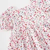 Summer Dresses Star Pattern Princess Kids Clothing Girls Clothes Baby Girl For Holiday 210528