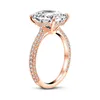 Кластерные кольца JoyCehellyly 925 стерлингового серебра женщины 5 S созданные моссаниты овальный дизайн розовый золотой цвет мелкие свадебные подарки оптом