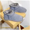 Designer Classic Mini Fashion Australia Boots Top Women Fluff Yeah Plataforma Feminino Boot Girls Lady Bow Winter Snow tornozelo