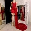 Дизайнер Серебряное сексуальное платье выпускного вечера Русалка Rose Sweep Erain Коктейль Африканские Черные Девушки Вечернее Носите платья для вечеринки Ночь