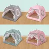Four Seasons Currency Dog Houses Cani di piccola taglia Teddy Bed Tenda pieghevole Nest Summer Portable Pet Supplies 36yq T2
