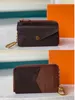 Top Recto Verso Key Wallet Fashion With Cover moeda Pocket 13 Cores Card Holder6934033