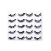 False Eyelashes 10 Pairs 3D Mink Thick Long Natural Hair Fake Lashes Fluffy Wispy Mixed Eye Lash Makeup Extension Tools