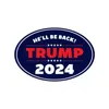 Autocollant de voiture en PVC Trump 2024 autocollants de campagne présidentielle américaine Biden n'est pas mes présidents bannière étanche