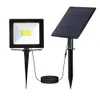 T-Sun LED Solar Light Outdoor Ogród Spotlight 2 Tryb Czujnik Światła ścienne do Lampy reflektorów - A