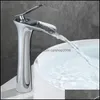 Bathroom Sink Faucets Faucets, Showers & As Home Garden Faucet Waterfall Semi-Open Nozzle Basin High Basin1 Drop Delivery 2021 Gt82D