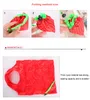 Förvaringspåsar Creative Strawberry Miljöväska Komprimerad Fällbar återanvändbar Mode Livsmedelsaffär Nylon Eco Handväska Hem