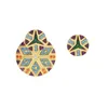 Новый кристалл горный хрусталь женские шпильки серьги ретро Богемия этнического стиля асимметричный круглый овальный серьги модный бренд преувеличенный EWA6223