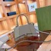 Designer de marca Saco de ampulheta em conjunto, bolsas pequenas bolsas de luxo de alta qualidade clássica saco feminino Totes bolsa hackers Série 267m