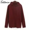 1Winter Knitted Hooded Sweater For Women Long Sleeve Female Knit Casual Jumper and Pullover s 210514