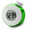 Wall Clocks Water Energy Clock LED Display Jar Battery Include(Green)