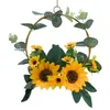 Couronne artificielle printemps été pour porte d'entrée maison mur fenêtre décoration de fête de mariage guirlandes ferme fleurs décoratives couronne4680535