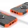 Kickstandväskor Invisble Ringhållare Bilmagnet Mecha Björn för iPhone 12 12Pro 12Promax 11 11Pro 11Promax XR XS TPU + PC med Oppbags