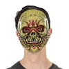 Maschera per feste in costume di Halloween Maschere per il viso horror Cosplay Masquerade per adulti Uomo Donna PU Masque HN15001A