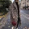 Moda di lusso Leopardo Lungo Teddy Bear Giubbotti Cappotti Donna Inverno Spessore Caldo Capispalla Moda di marca Cappotto di pelliccia sintetica Donna 210817