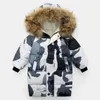 Baby Girl Denim Jacket Plus Fur Warm Toddler Girls Abrigo con capucha Outwear Winter Children Thickened Velvet 211007