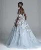 Exquisite A Line Prom Dresses Hand Made Flower Lace Beads Off Shoulder Backless Formal Evening Dress Sweep Train Ruched Tulle Robes De Mariée