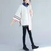 Johnature Women Blend Coats Tassel Cloak Vintage Spring Thick Chinese Style Women Irregular Blend Coats 210521