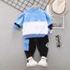 Yeni Bahar Sonbahar Bebek Erkek Kızlar Kıyafetleri Çocuklar Pamuk Spor Ceket Pantolon 2 PCS/Setler Toddler Moda Kostüm Çocuk Spor Giyim