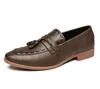 Mocasines Zapatos Hombres Verano Cómodo Slip-On Casual Classic Drive Calzado Marca Cuero Moda Hombre vestido Zapato