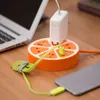 8 hole lemon portable intelligent USB wiring board creative home plug multi-functional drag line travel charging row socket