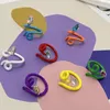 Cluster Rings 2021 Punk Colorful Neon Enamel Snake Band Women Finger Open Adjusted Wrap Wire Entangle Animal