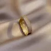 Mode dames anneau alliage matériau incrusté de zircon 2021 classique populaire luxe haut de gamme bijoux meilleur cadeau