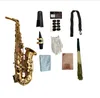 JK Keilwerth St110 Alto Eb Tune Saxophone Profesjonalne instrumenty muzyczne Mosiądz złoty lakier Plated Sax z ustnik Akcesoria