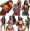 Kadın Moda Mayo Takipleri Seksi Mayo Bankası Plaj Giyim Yüksek Kaliteli Yaz Bikini Baskı Ekleme Mektubu İki Parçalı Set Yoga Kıyafetleri