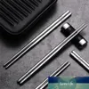 2 Pairs/Set Chinese Stylish Metal Chopsticks Non-Slip Stainless Steel Chop Sticks Set Reusable Food Sticks Kitchen Sushi Sticks Factory price expert design Quality