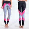 Kvinnor fitness sexig gym yoga byxor hög midja push up mesh legging andningsid Sport kvinnliga täta leggings sömlösa 86