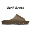 Slide Men Women Desert Sand Earth Brown Orange Toppkvalitet Slipper Ben Mens Slides Resin Black Fashion Slippers