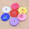 Couronnes De Fleurs Décoratives 50Pcs 4-5cm Soie Tournesol Artificiel Faux Tête De Fleur De Mariage Décoration De Jardin DIY Guirlande Scrapbooking Artisanat