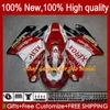 Motocicleta Bodywork for Ducati 749S 999S 749 999 2003 2004 2005 Kit de corpo 27NO.96 749-999 749 999 S R 03 04 05 06 Cowling 749R 999R 2003-2006 Branco Red Hot Fairing OEM