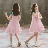 Été Nouvelles filles Robe 10 Robe Fille Kid 9 Mode Robes de princesse sans manches 2 à 12 ans Enfant Fille Vêtements d'été Q0716