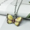 Pendentif papillon bijoux papillon collier de personnalité dames collier papillon en cristal