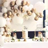 Balloon Garland Arch Kit 85Pcs White and Gold Balloons-Wedding Birthday Bachelorette Engagements Anniversary Party Backdrop DIY 210719